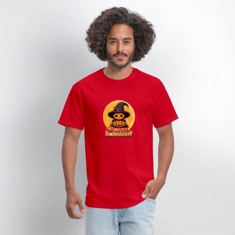 Orange Cute Happy Halloween T shirt