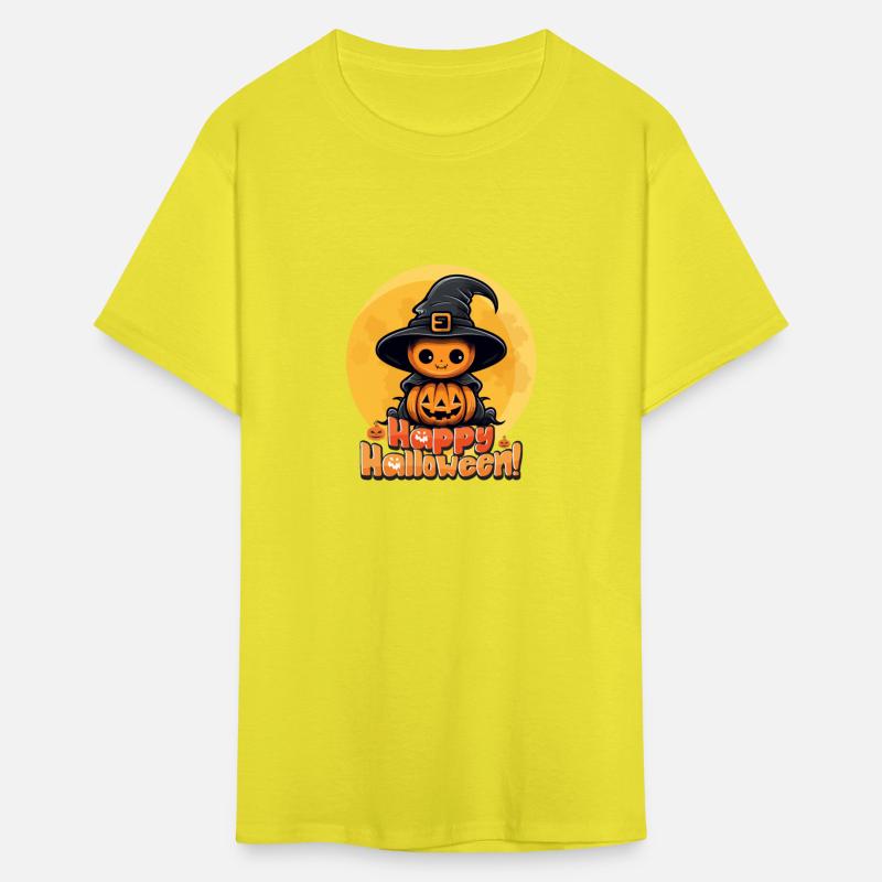 Orange Cute Happy Halloween T shirt