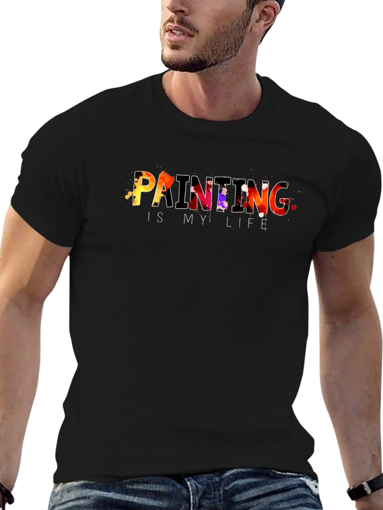Painting Is My Life Graphic T-Shirt