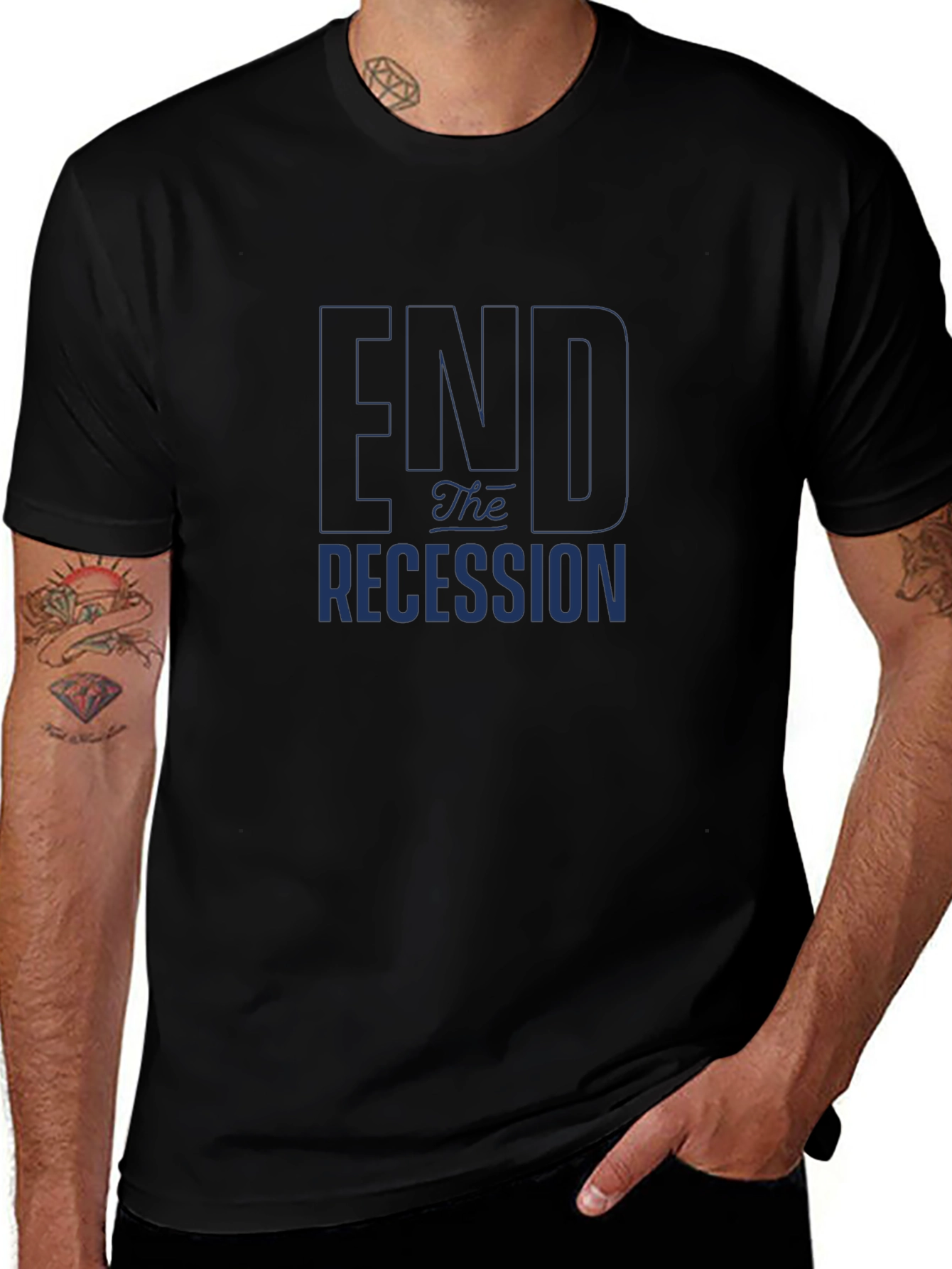 End the Recession Graphic Tee