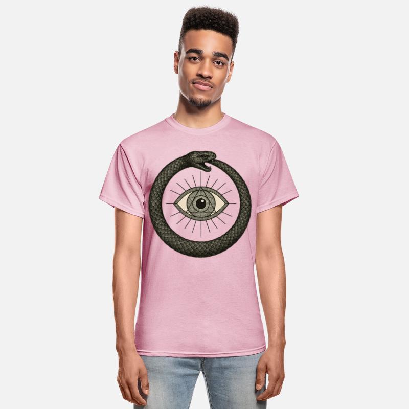 Ouroboros Around Third Eye Symbol