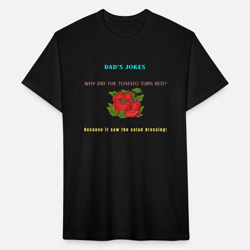 outdoors themed t shirt design Dad's Joke on salad