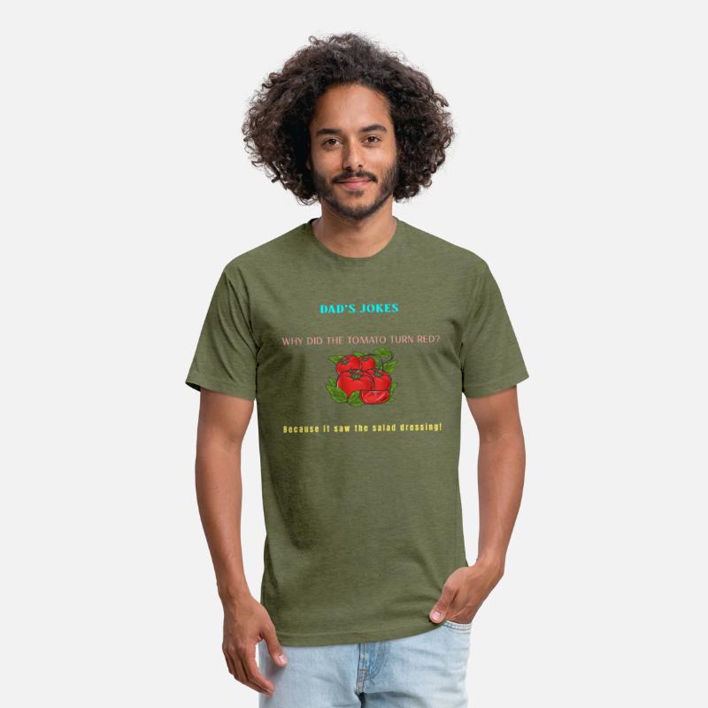outdoors themed t shirt design Dad's Joke on salad