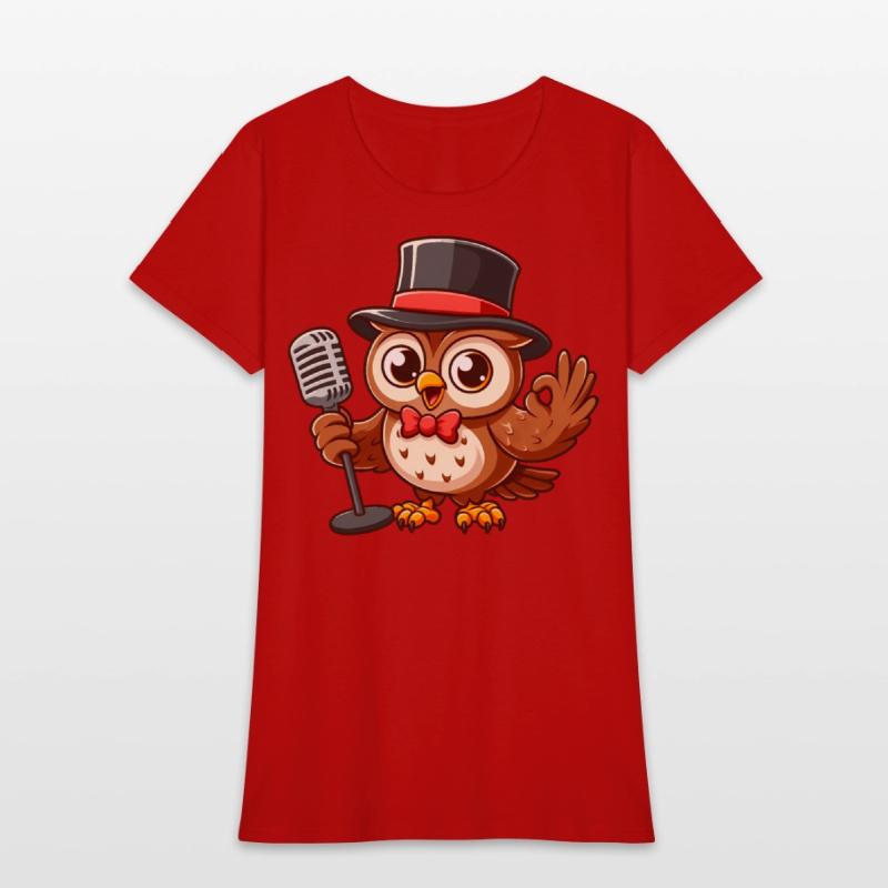 Owl Jolson Singing with a Top Hat