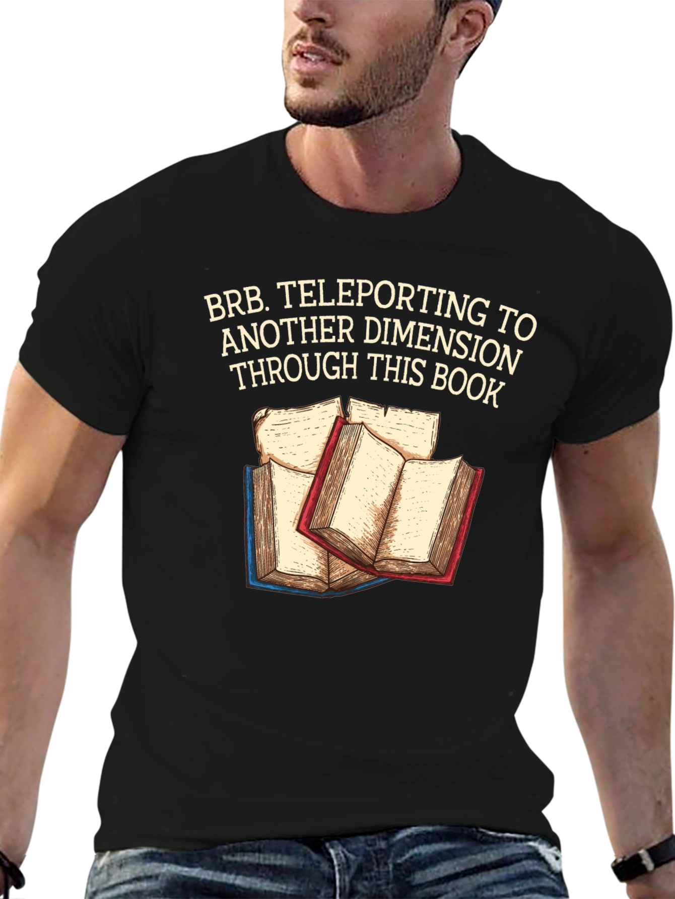 Teleporting Books T-Shirt Another Dimension