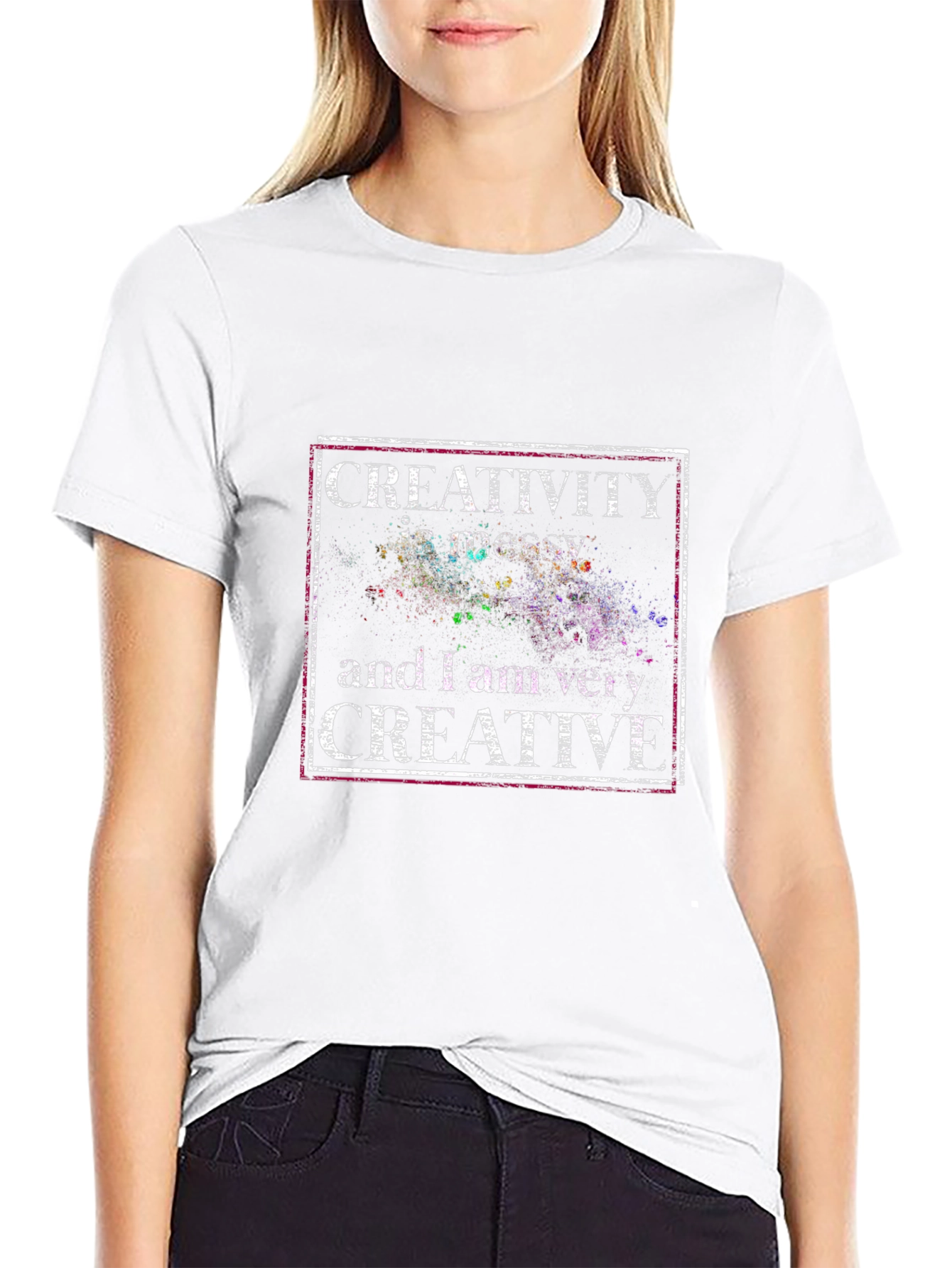 Creativity Messy T-Shirt - Artsy Graphic Tee
