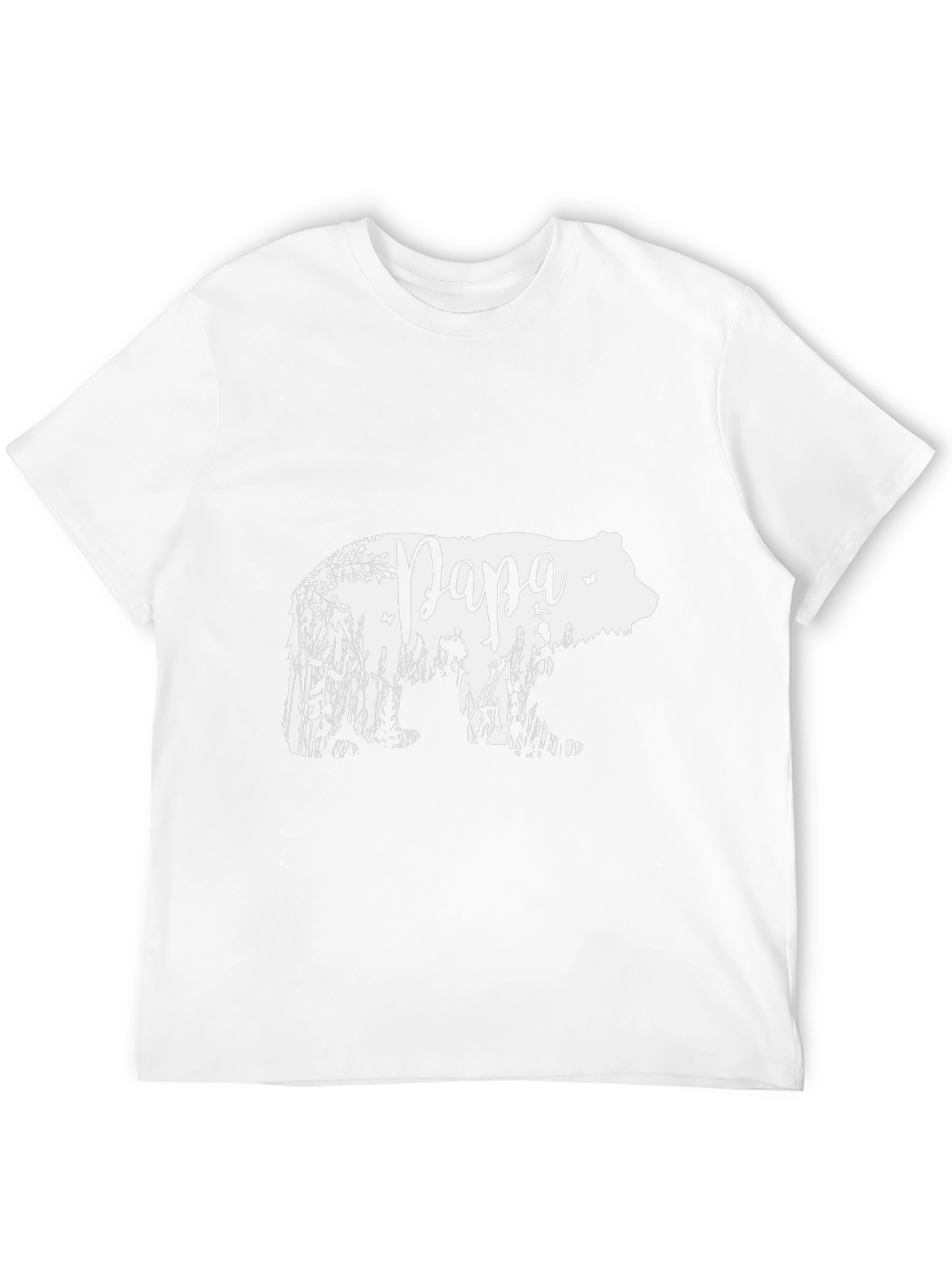 Papa Bear Graphic Tee - Fathers Day Gift