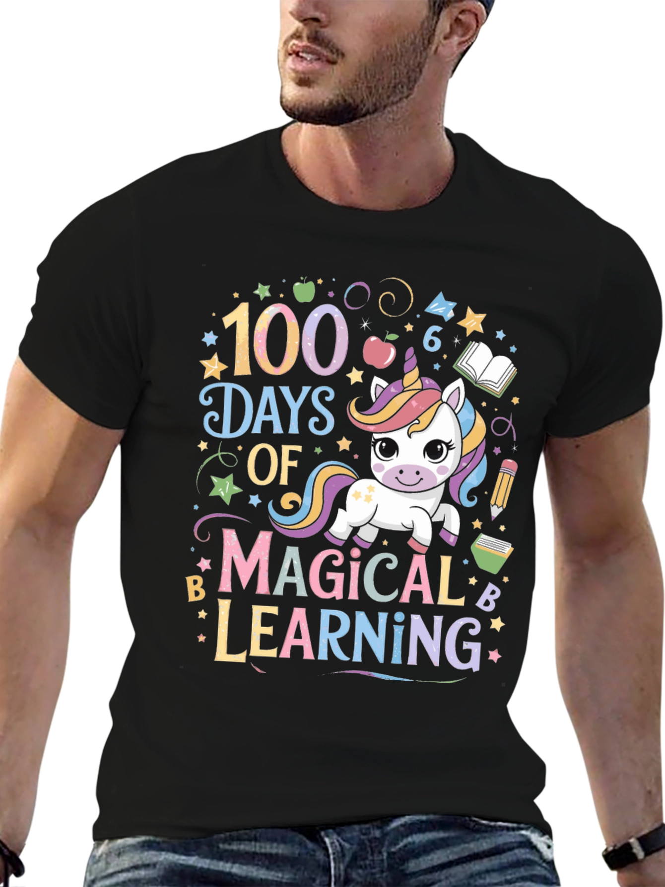 100 Days Magical Learning T-Shirt