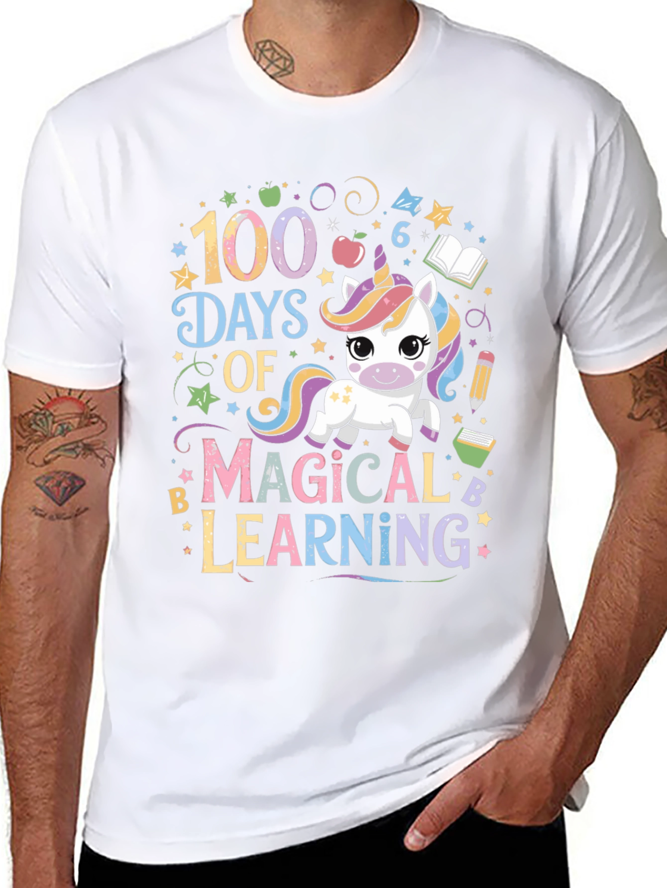 100 Days Magical Learning T-Shirt