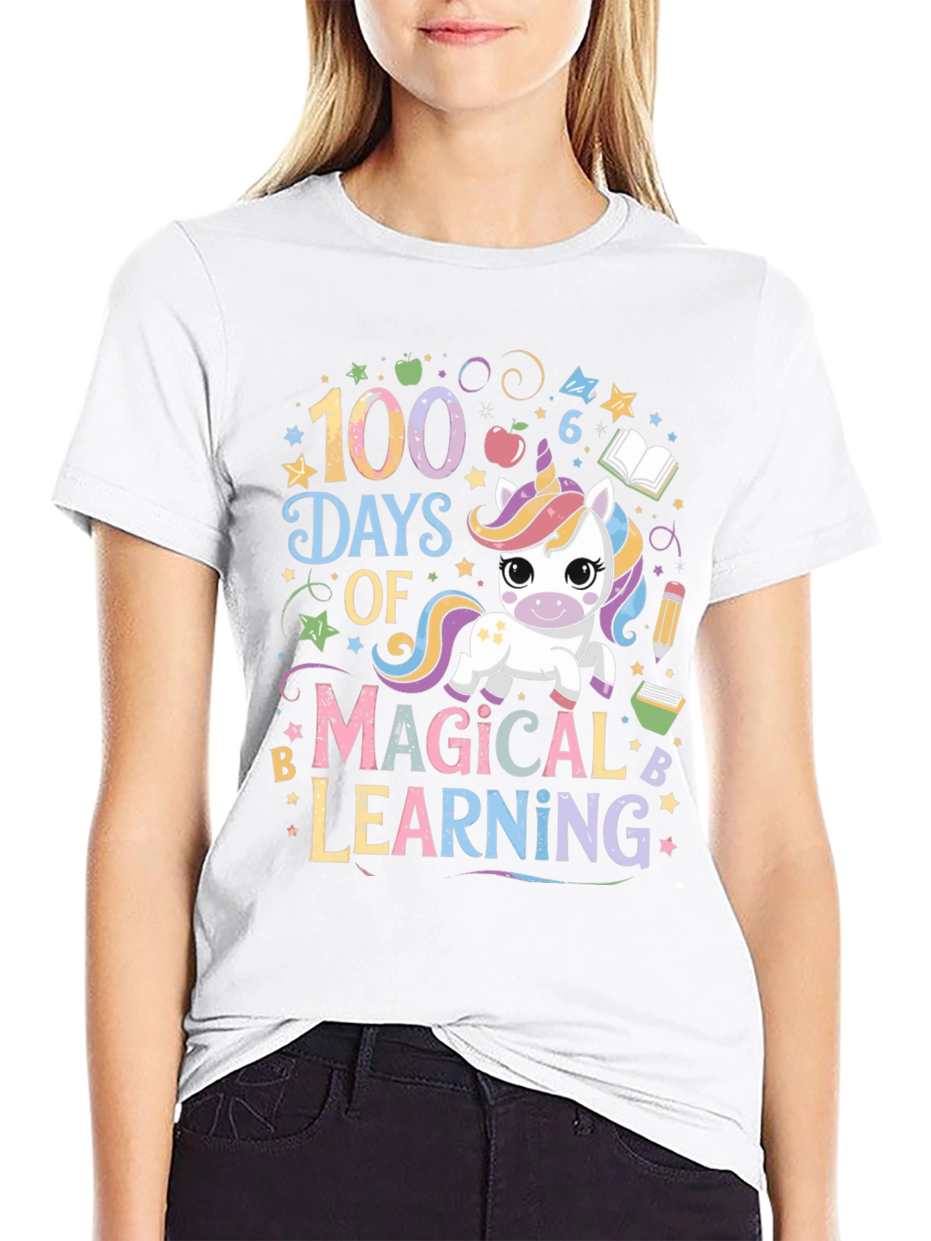 100 Days Magical Learning T-Shirt