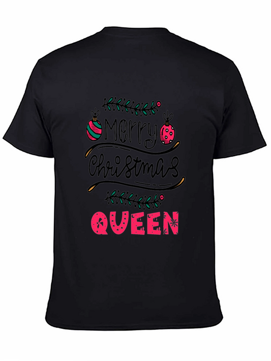 Merry Christmas Queen Tee - Holiday Festive T-Shirt