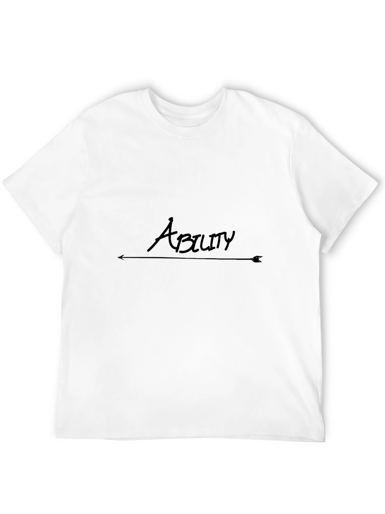 Ability Arrow Black T-Shirt - Mens Graphic Tee