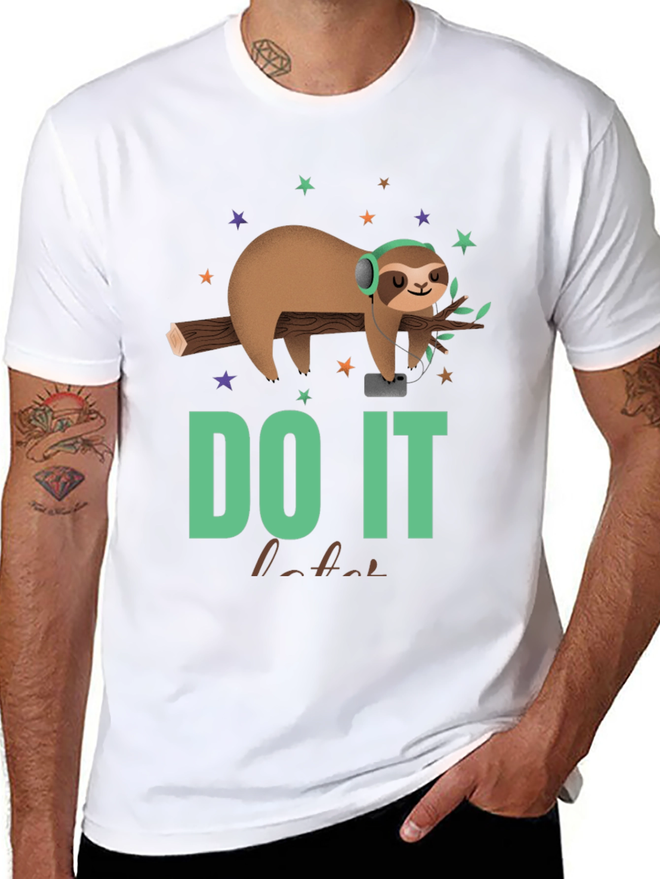 Sloth Do It Later T-Shirt