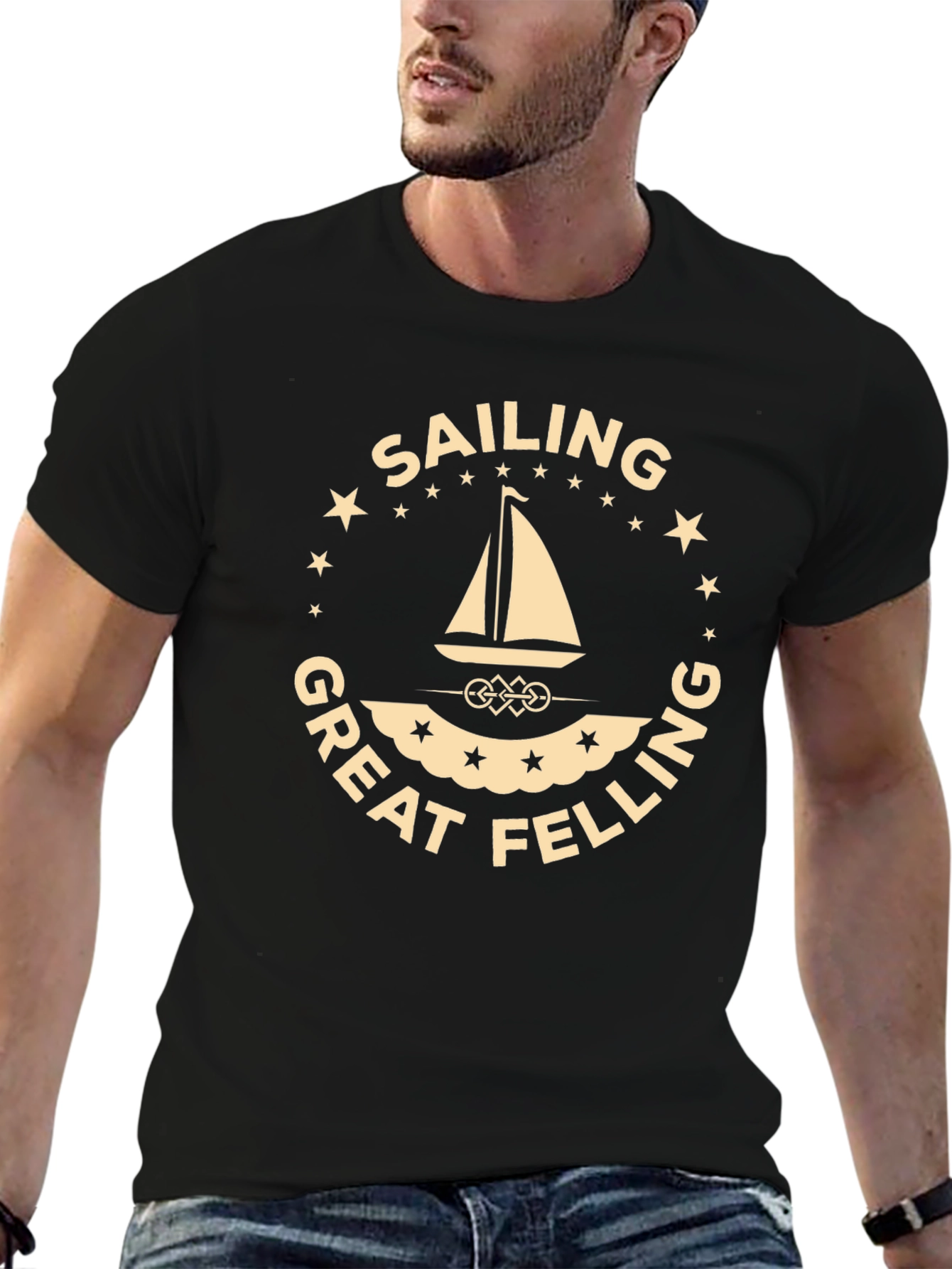 Sailing Great Felling T-Shirt - Nautical Design