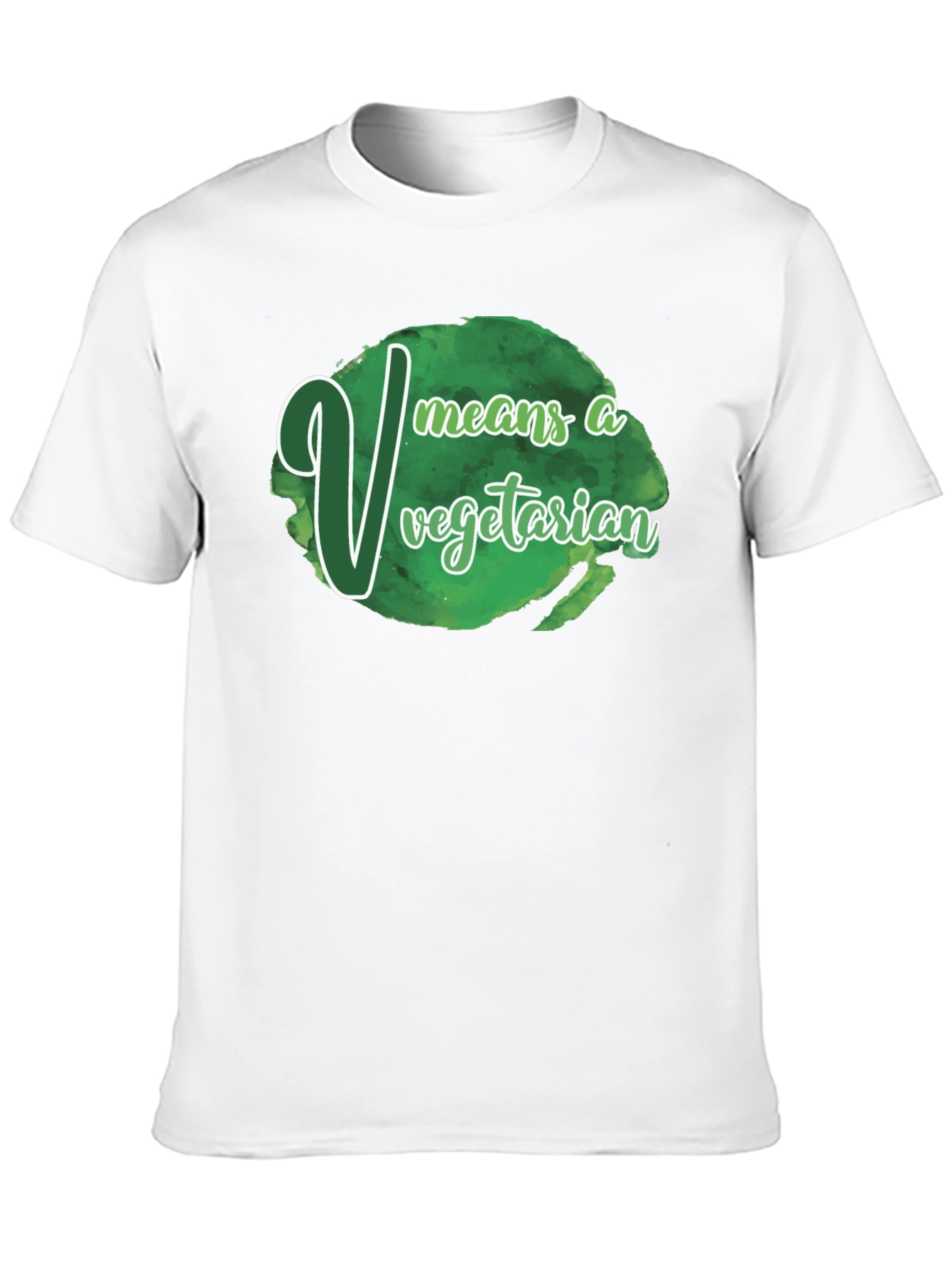 Vegetarian T-Shirt - V Means Vegetarian
