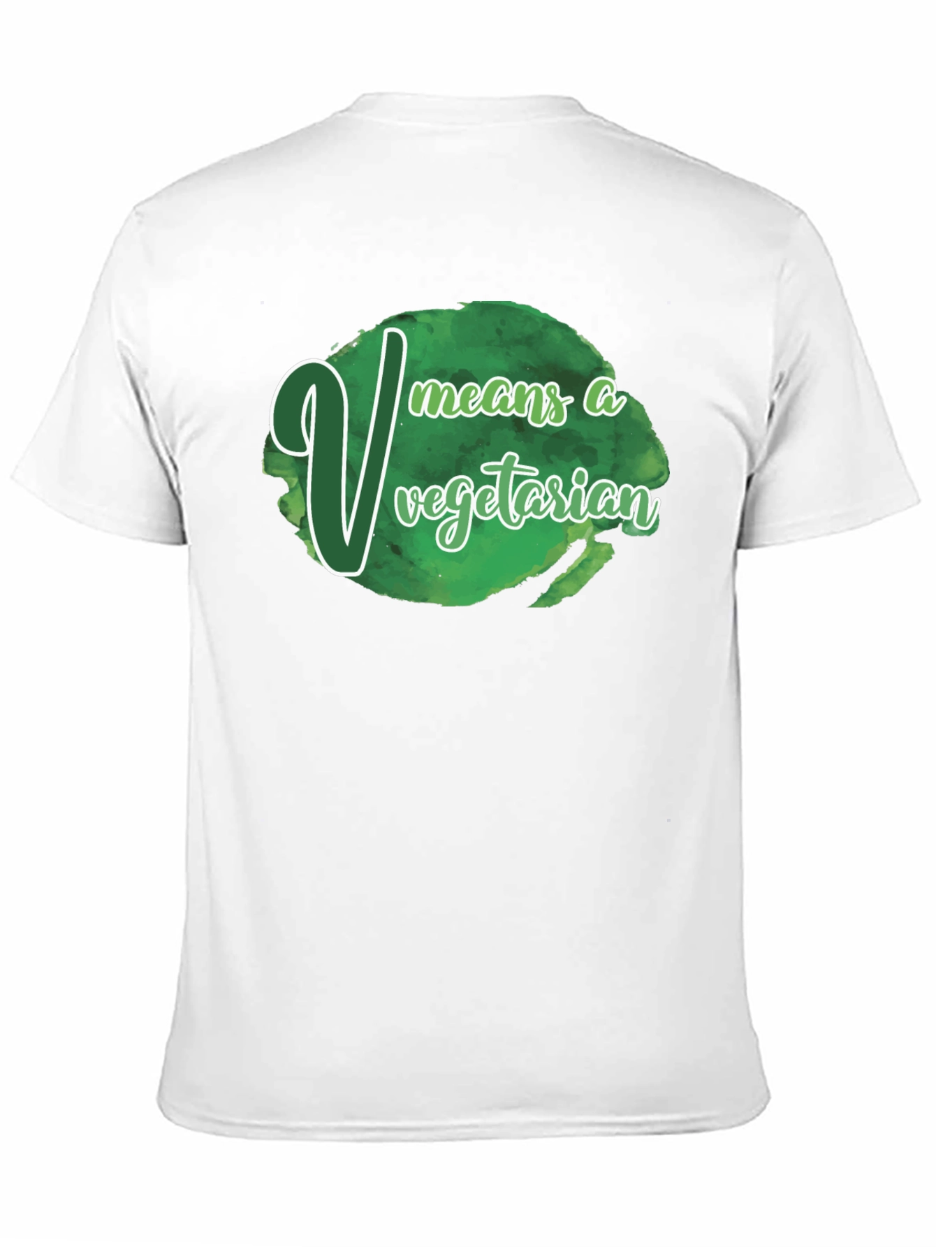 Vegetarian T-Shirt - V Means Vegetarian