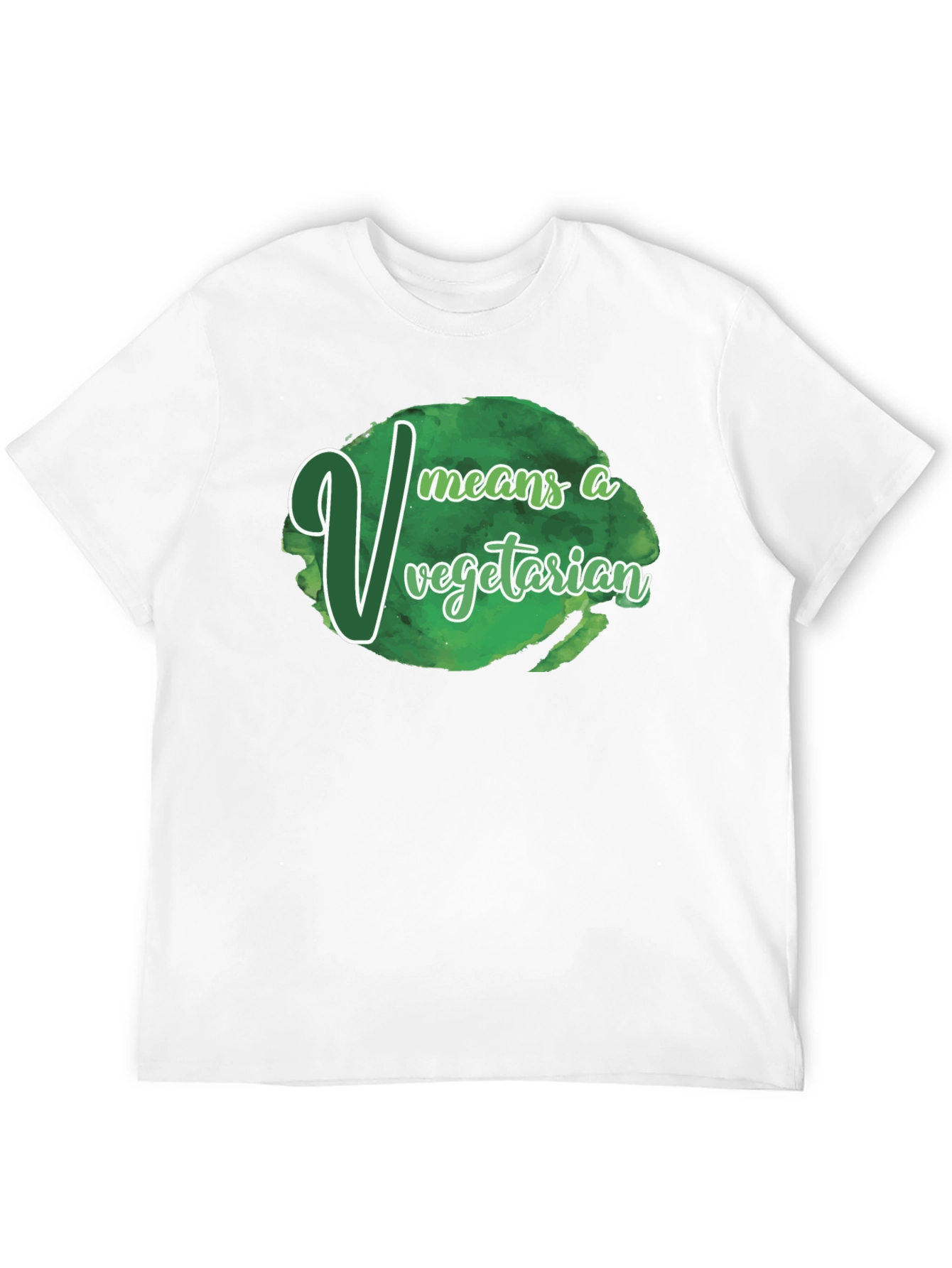 Vegetarian T-Shirt - V Means Vegetarian