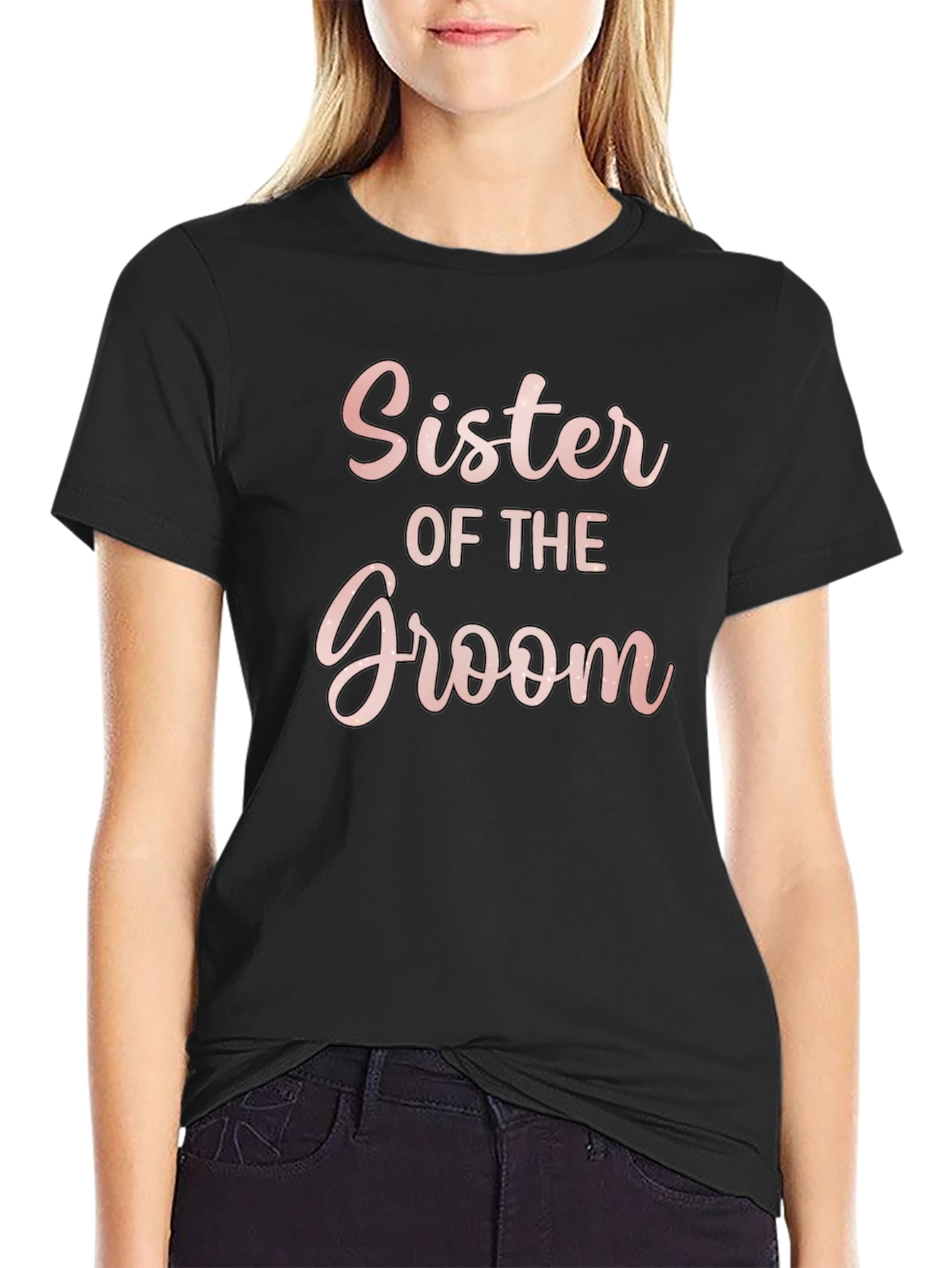 Sister of the Groom T-Shirt - Wedding Party Tee