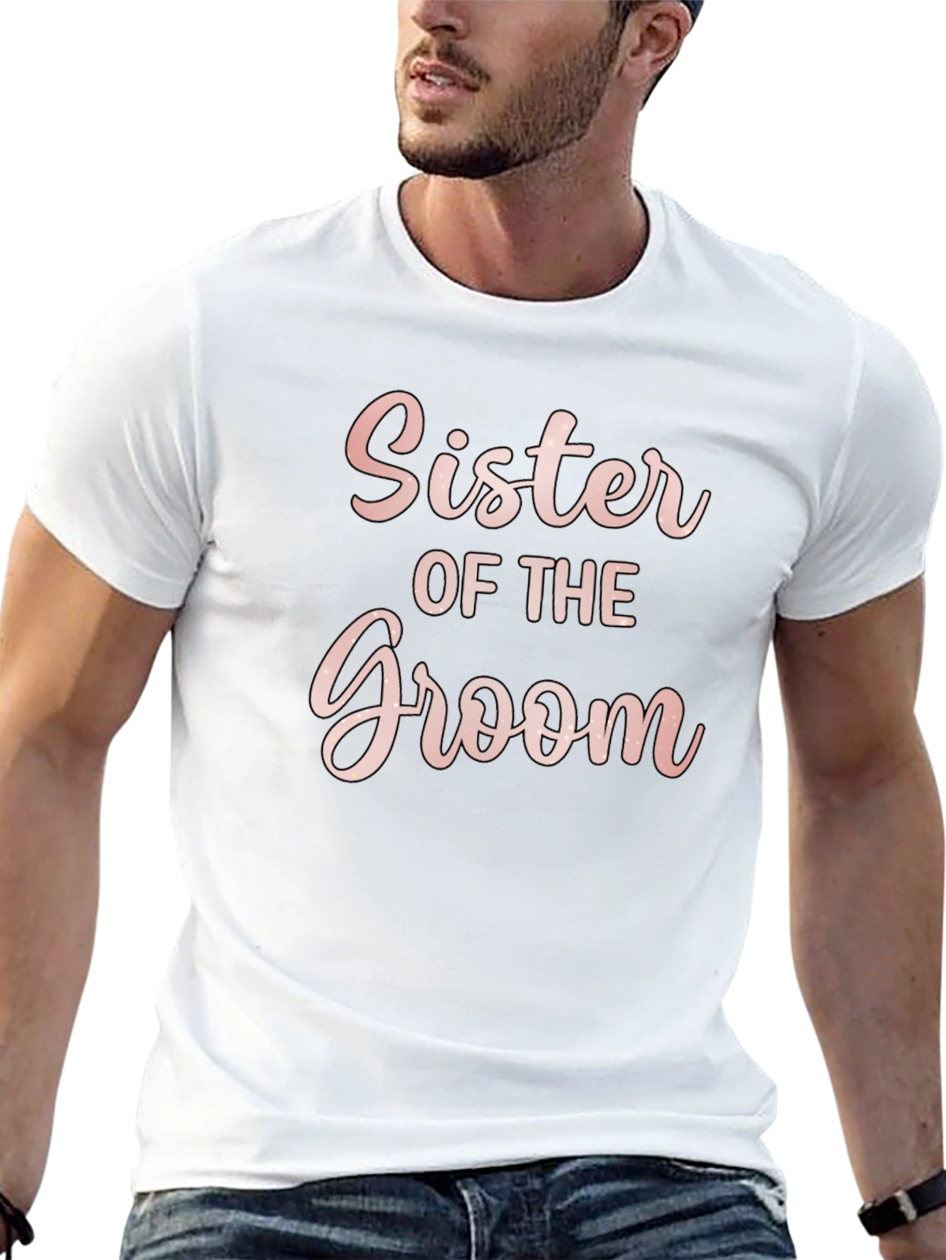 Sister of the Groom T-Shirt - Wedding Party Tee