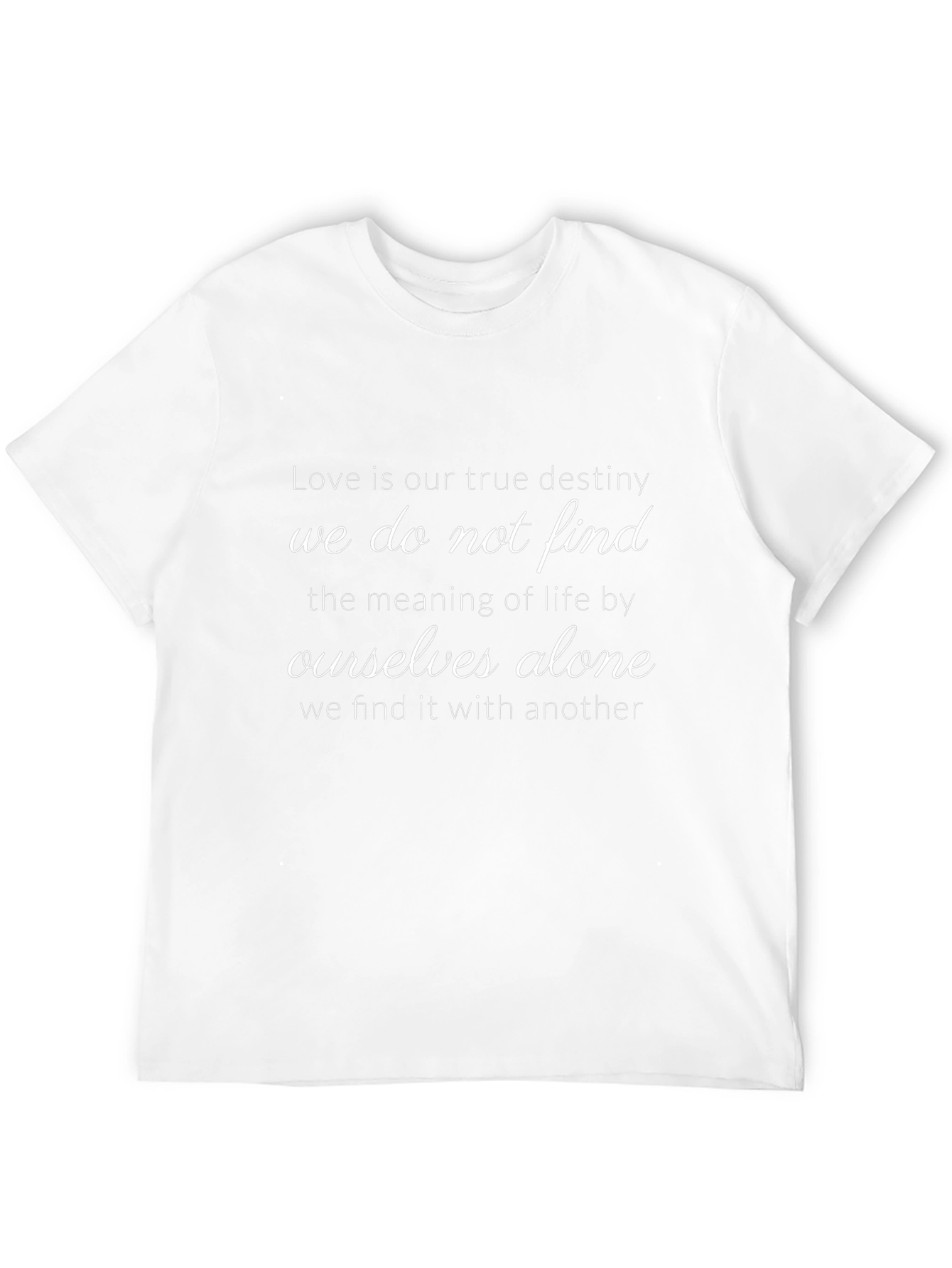 Inspirational Quote Black T-Shirt