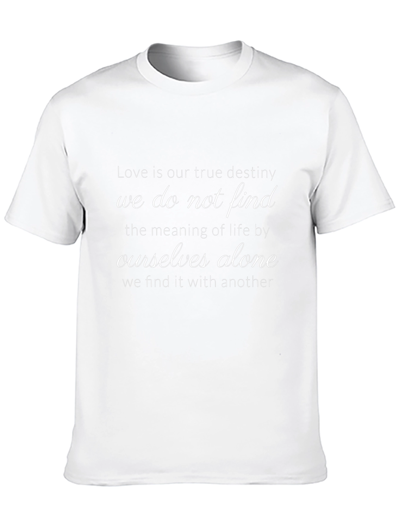 Inspirational Quote Black T-Shirt