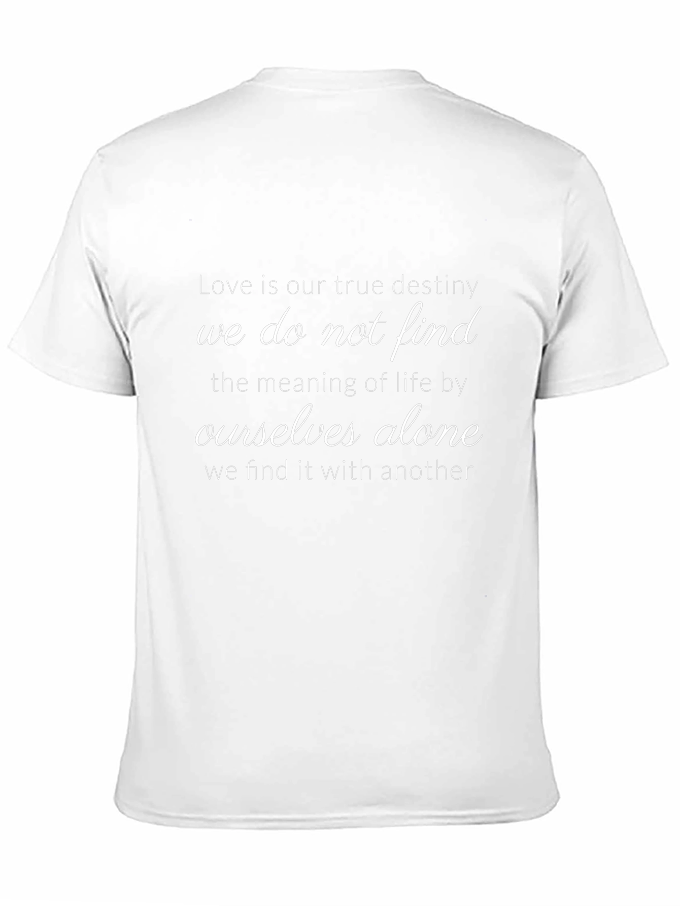 Inspirational Quote Black T-Shirt