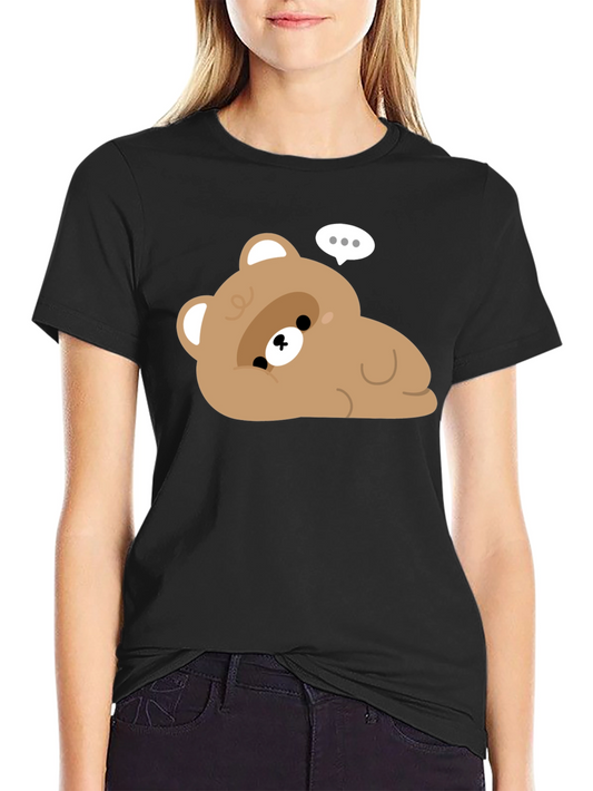 Lazy Bear Graphic T-Shirt - Casual Comfort