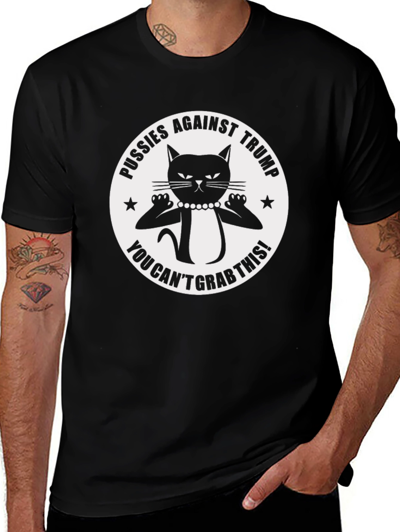 Pussies Against Trump Graphic Tee