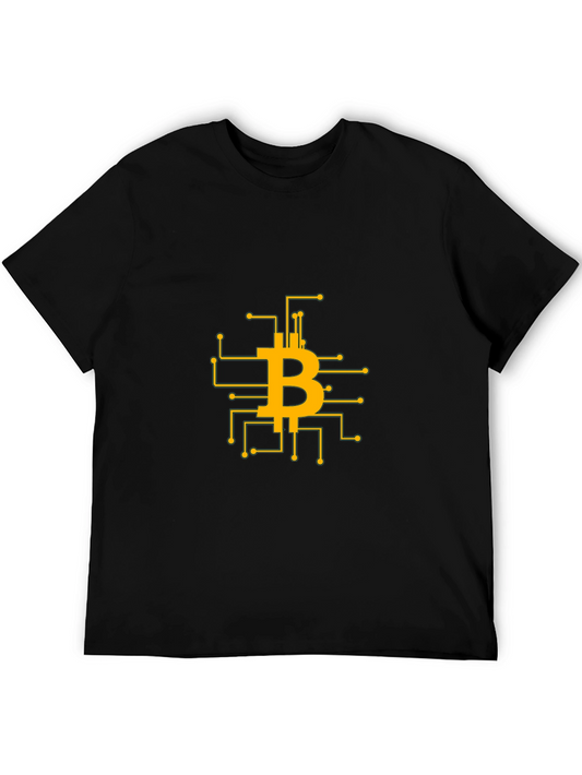 Bitcoin Circuit Board T-Shirt - Crypto Design