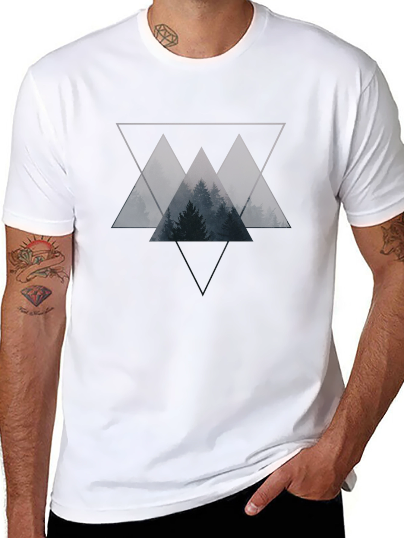 Geometric Forest T-Shirt