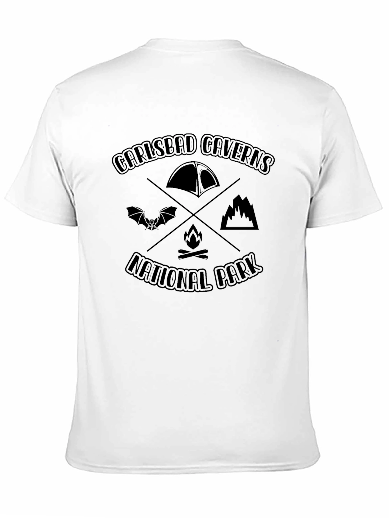 Carlsbad Caverns National Park Black Graphic Tee