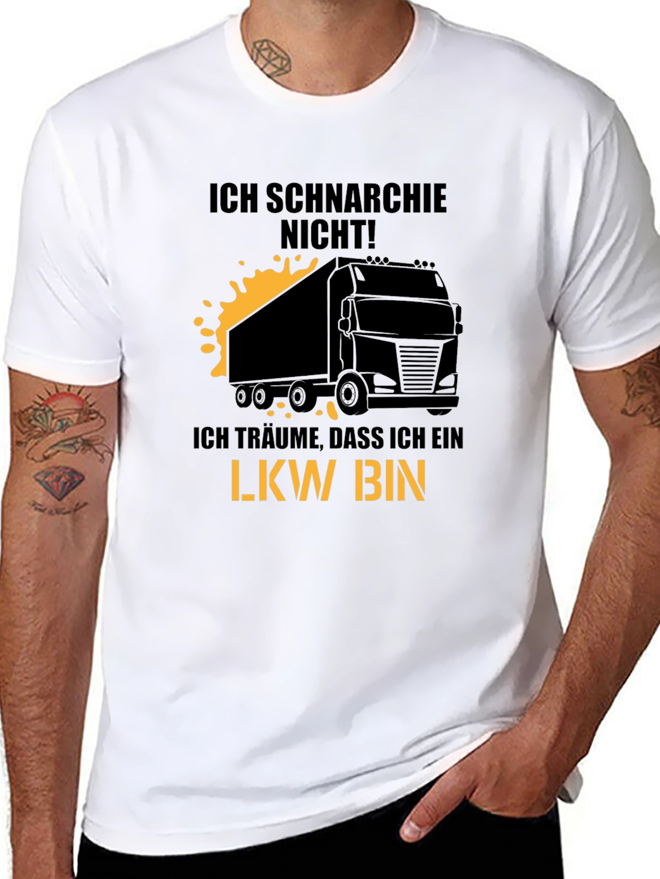 Truck Driver Dream T-Shirt - Snoring LKW Tee