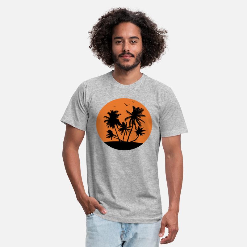 Palm Trees And Sunset