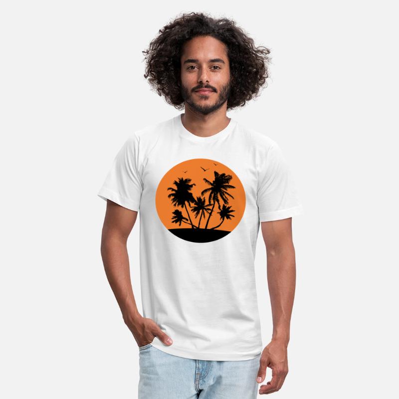 Palm Trees And Sunset