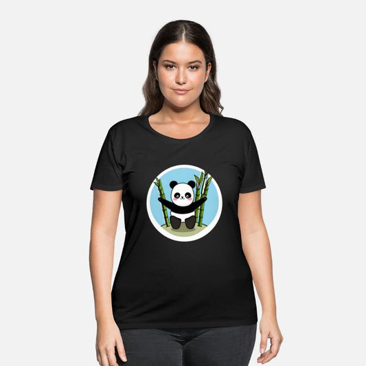 panda playing bamboo