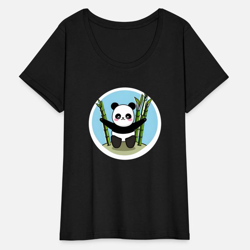 panda playing bamboo