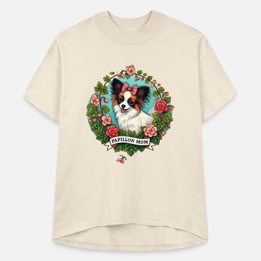Papillon Mom – Elegant Butterfly-Eared Dog Lover D