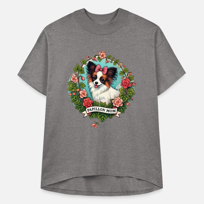 Papillon Mom – Elegant Butterfly-Eared Dog Lover D