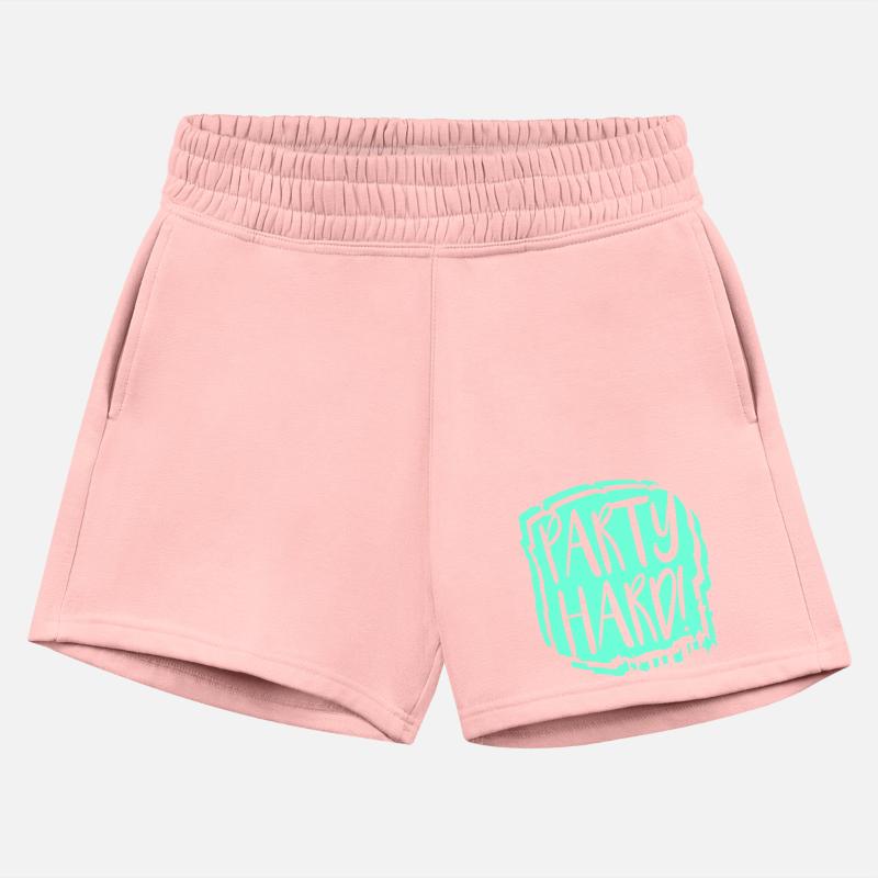 Party Hard Graffiti Spray Drops Stamp Text Slogan