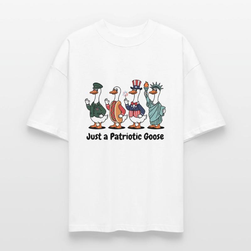 Patriotic Goose 4th July Silly Goose