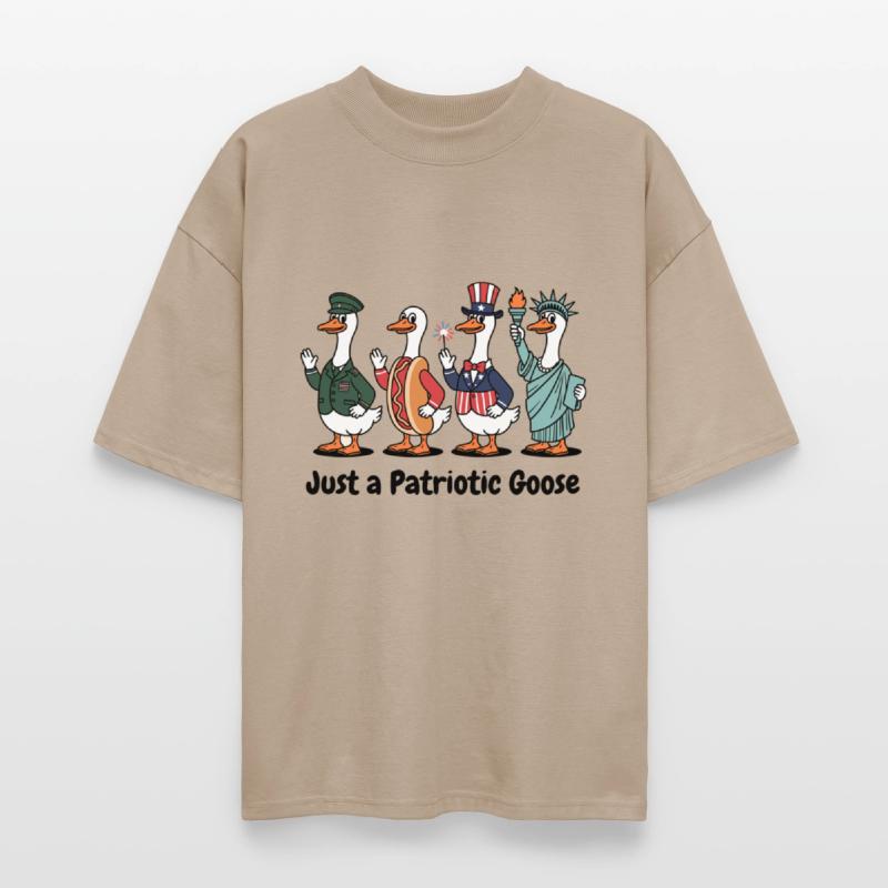 Patriotic Goose 4th July Silly Goose