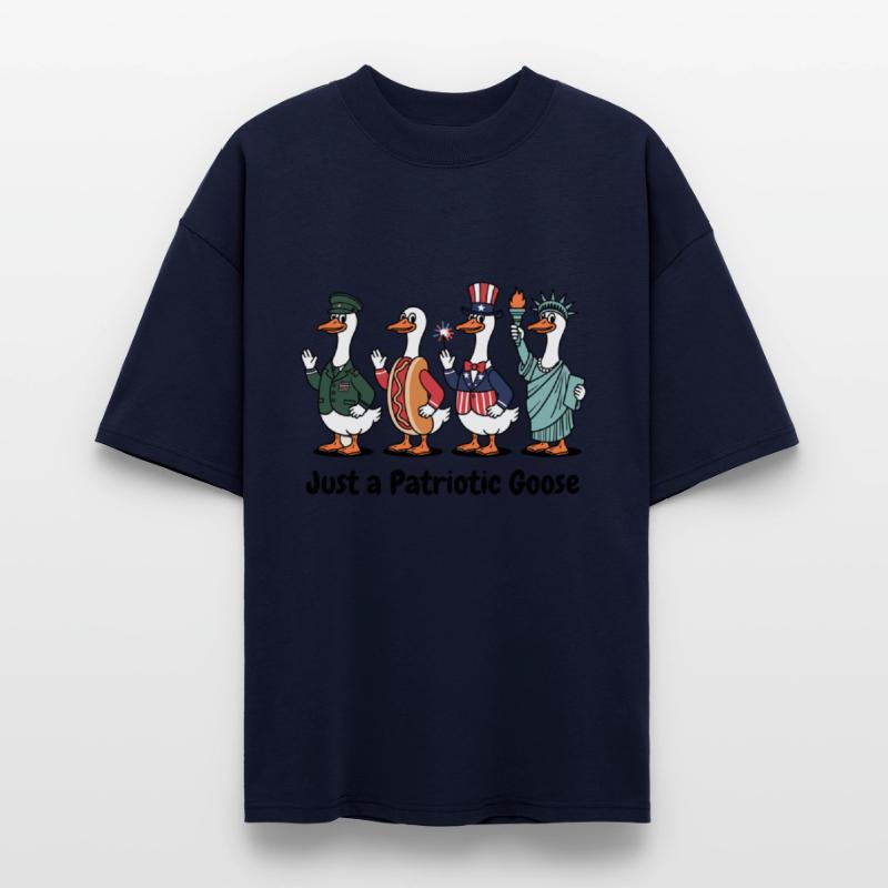 Patriotic Goose 4th July Silly Goose