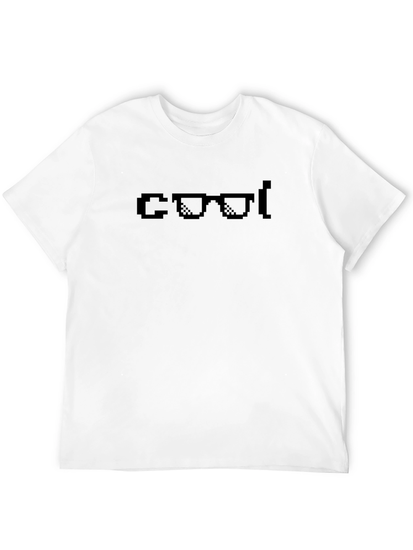 Cool Pixel Sunglasses Black T-Shirt