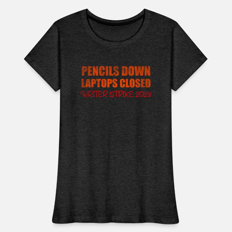 Pencils down laptops closed writer strike 2023