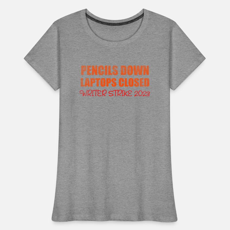 Pencils down laptops closed writer strike 2023