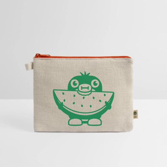 Penguin Eats Melon Fruit Delicious Hunger Bite Fun