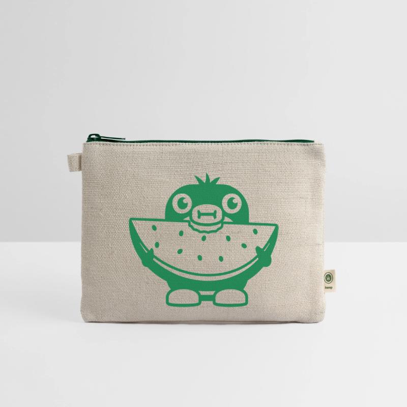 Penguin Eats Melon Fruit Delicious Hunger Bite Fun