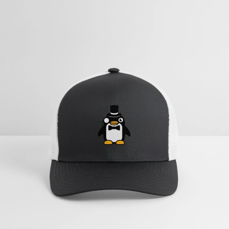 Penguin Gentleman Sir Mr. Top Hat Monocle Glasses