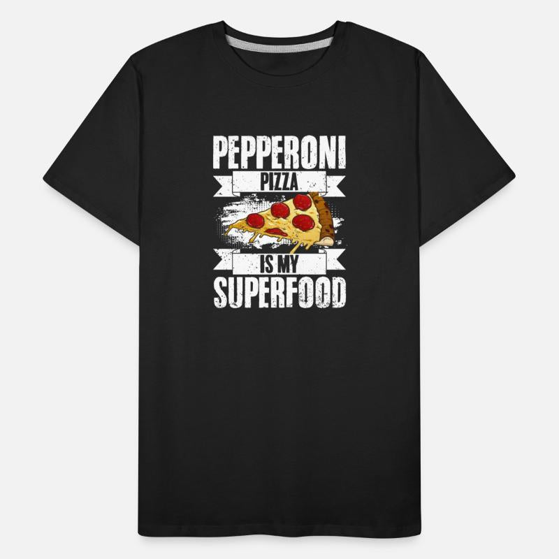 Pepperoni Pizza Funny Superfood Pizza Eating For
