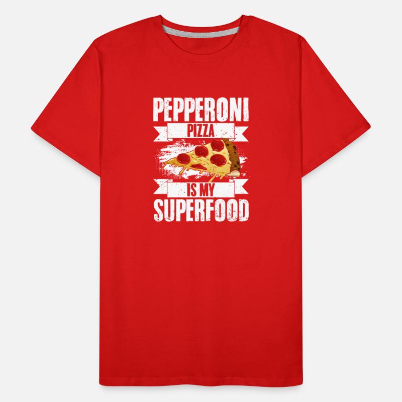 Pepperoni Pizza Funny Superfood Pizza Eating For